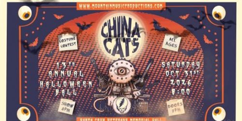 \ud83d\udc80 China Cats Halloween Night at the Santa Cruz Vets Hall \ud83c\udf3b
