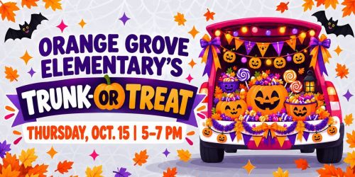 \ud83c\udf83 Orange Grove Elementary\u2019s Annual Trunk-or-Treat \ud83c\udf83