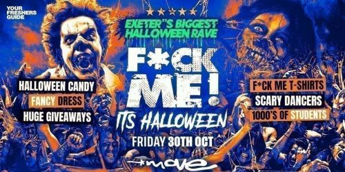 F*CK ME It's Halloween | Exeter Freshers 2026