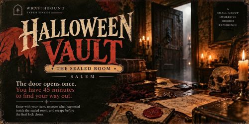 Halloween Vault: The Sealed Room - Immersive Escape Experience in Salem