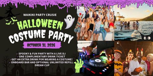 Halloween Party in Honolulu: 21+ Halloween Booze Cruise in Waikiki