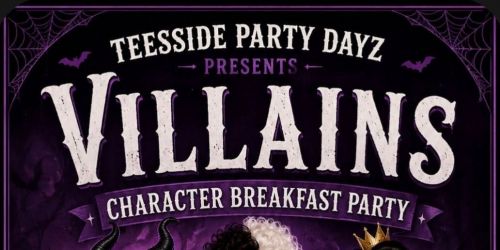 VILLAINS CHARACTER BREAKFAST PARTY