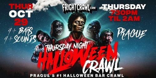The Fright Crawl | Prague Halloween Bar Crawl 2026 | Thursday, October 29