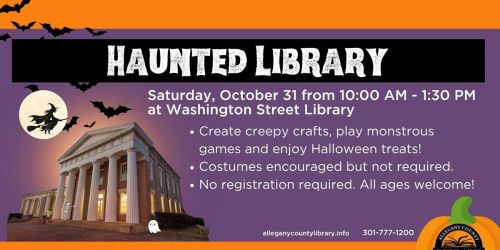Haunted Library at the Washington Street Library