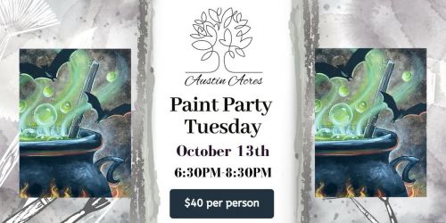 "Toil & Trouble" Paint Party at Highmark Brewery