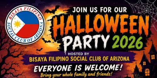 HALLOWEEN PARTY 2026 - BISAYA FILIPINO SOCIAL CLUB OF ARIZONA 