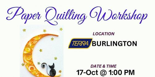 Paper Quilling Workshop - Cat On Moon