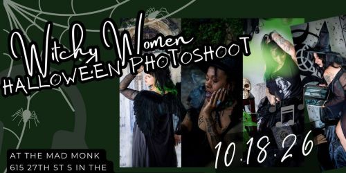 Halloween Witchy Women\u2019s Photoshoot at Mad Monk