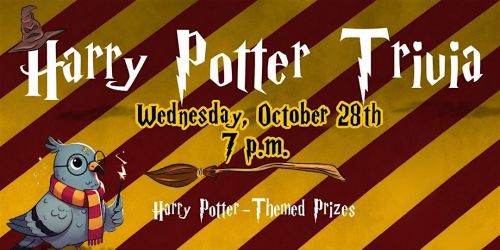 Harry Potter Trivia Night at Eavesdrop! \u26a1\ufe0f