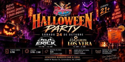 Noche de Halloween 21+  | DJ Erick + Grupo Los Vera