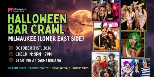 Halloween Bar Crawl 10\/31 - MILWAUKEE (Lower East Side)