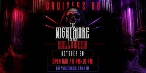 Nightmare Before Halloween Party - Drink Packages - Free RSVP