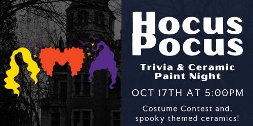 Hocus Pocus Ceramic Paint Night!