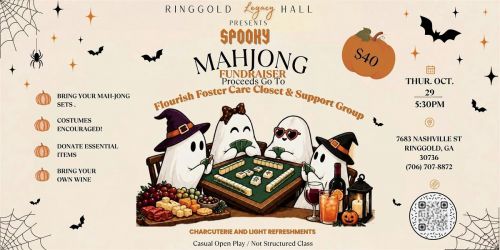 Spooky Mahjong Fundraiser