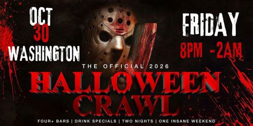 Washington, DC Halloween Bar Crawl \u2014 Halloween Friday, Fri, Oct 30