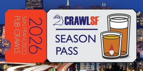 CrawlSF San Francisco Pub Crawls Season Pass 2026