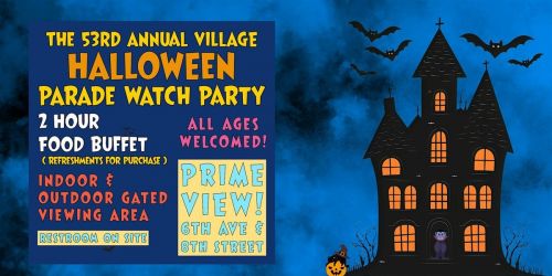 Front-Row View of New  York's  53rd Annual Village Halloween Parade