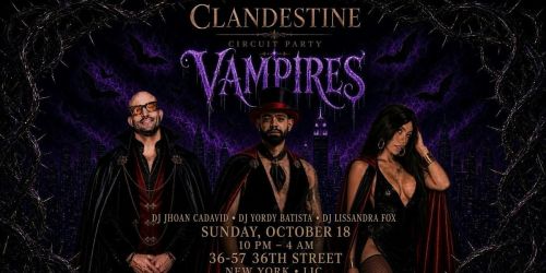 CLANDESTINE- VAMPIRES |ANNIVERSARY | HALLOWEEN EDICION