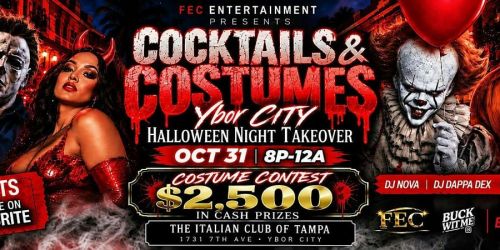 Cocktails and Costumes YBOR CITY TAKEOVER