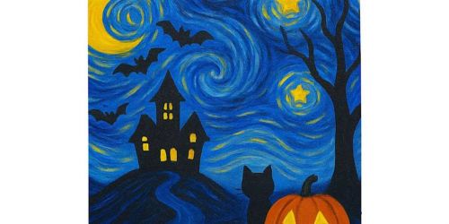 BYOB Paint & Sip: Halloween Starry Night