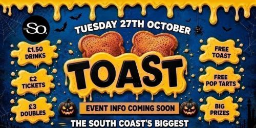 TOAST TUESDAYS \u2022 HALLOWEEN EVENT TBC @Bar So 27.10.26