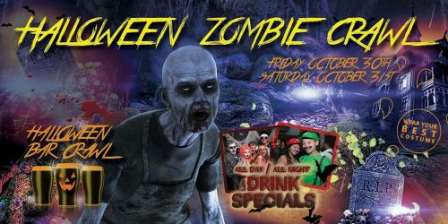CHICAGO ZOMBIE CRAWL - Halloween Bar Crawl - Wrigleyville Party Pass
