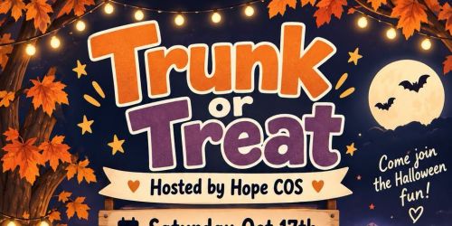 Hope COS Trunk or Treat!