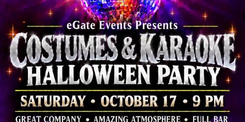 COSTUMES & KARAOKE HALLOWEEN PARTY!