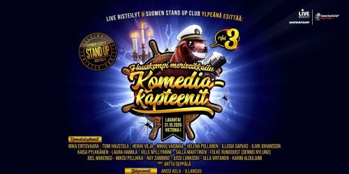 KOMEDIAKAPTEENIT VOL. 3 - HELSINGIST\u00c4 31.10.2026