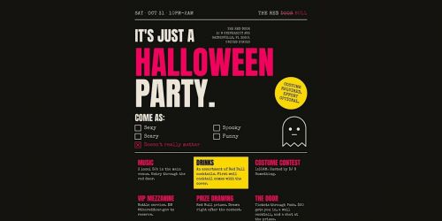 Its Just A Halloween Party Sponsored By Red Bull