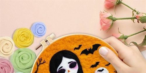 Halloween Felting Painting Art Workshop