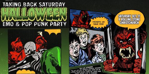 Taking Back Saturday Halloween: Emo & Pop Punk Party - Christchurch 