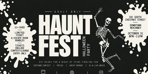 The Cipher After Dark:Halloween Party & Costume Contest | Downtown McKinney