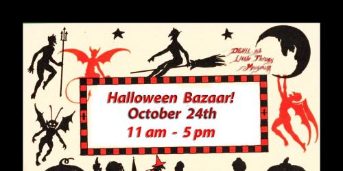 Halloween Bazaar! and new T-shirt release Party!