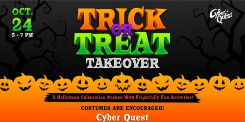 Trick or Treat Takeover at Cyber Quest at Arizona Boardwalk