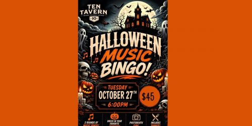 Halloween Music Bingo