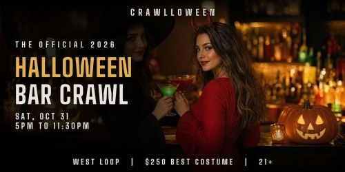 Chicago Official Halloween Bar Crawl - West Loop - Sat, Oct 31