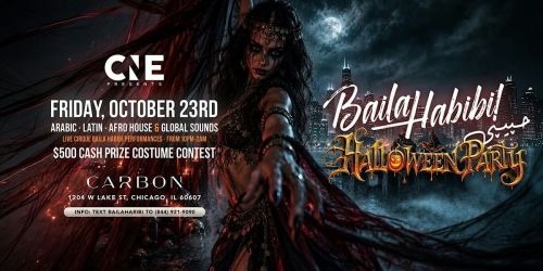 Baila Habibi \u062d\u0628\u064a\u0628\u064a Halloween Party CHICAGO