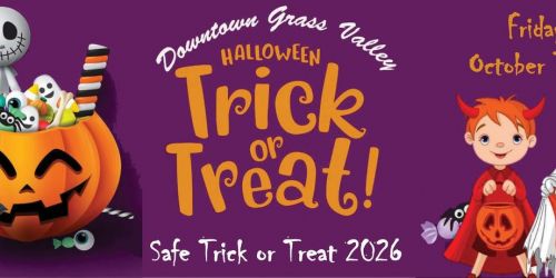Downtown Grass Valley Safe Trick-or-Treat