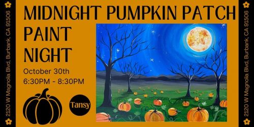 Midnight Pumpkin Patch Paint Night with Stormy Tripp