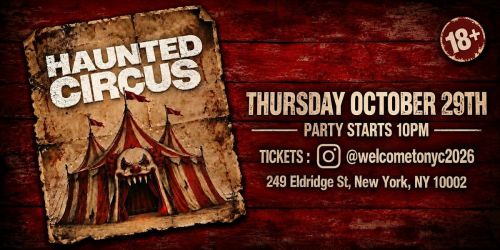 THE HALLOWEEN CIRCUS @ THE RUMPUS ROOM (18+)