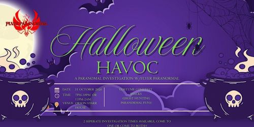 Halloween Havoc, An Orson Starr Ghost Hunt.