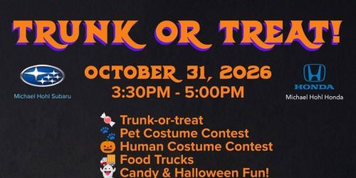 Trunk or Treat! Michael Hohl Honda and Subaru