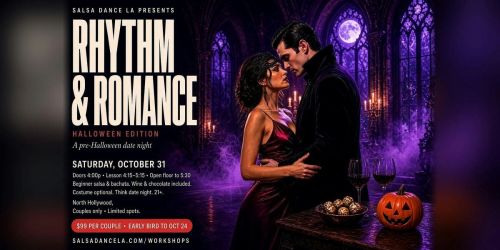 Rhythm & Romance: Halloween Edition | Couples Salsa & Bachata Date Night