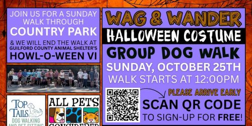 Wag & Wander Group Dog Walk with APC & Top Tails