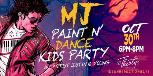 MJ Paint N Dance Kids Party