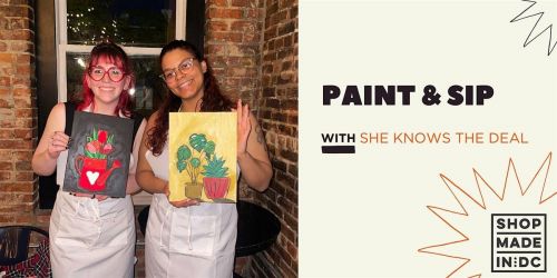 A Halloween Paint & Sip with She Knows the Deal