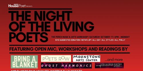 Night of the Living Poets: A Fall Poetry Festival