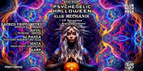 PSYCHEDELIC HALLOWEEN RAVE by PointZero @Mechanik Warszawa