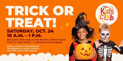 Trick or Treat at Hy-Vee \ud83c\udf83